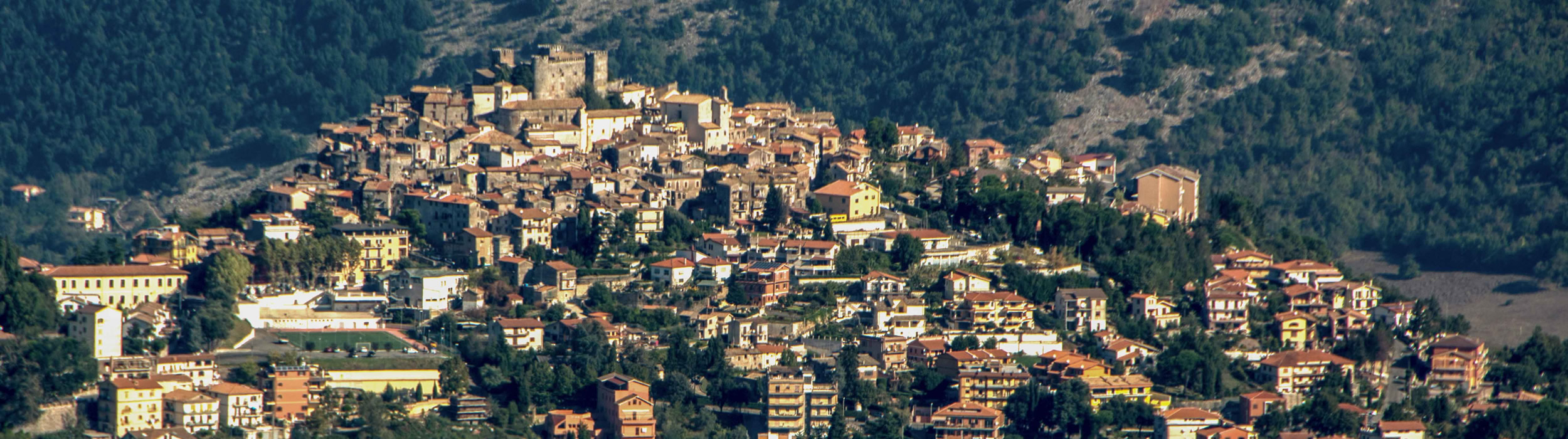 Veduta panoramica del borgo di Ciciliano